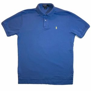 Polo by Ralph Lauren - Blue Polo with Yellow Logo